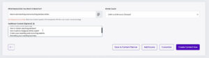 Generate Article with Content at Scale