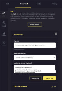Rewrite with Content at Scale