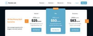 Rocket Hosting Plans