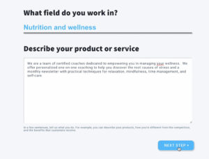 GetResponse AI Landing Page Info