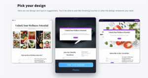 GetResponse AI Landing Page Design