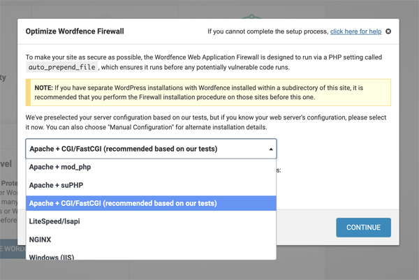 Optimize Wordfence Firewall