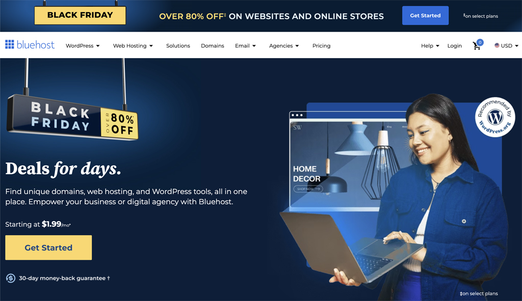 Bluehost Website Builder Sale