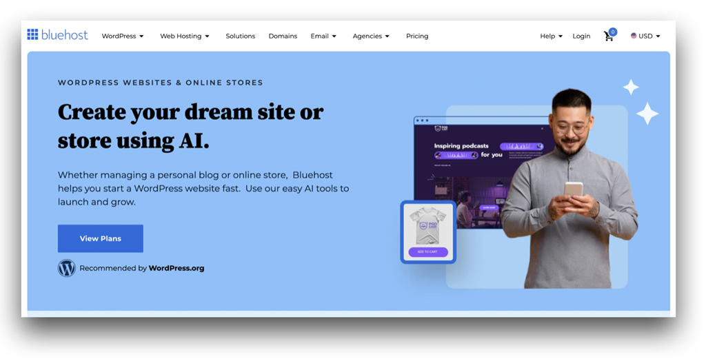 Bluehost AI Website Builder Review