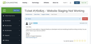 ScalaHosting Customer Support