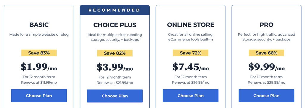 Bluehost Discount Pricing