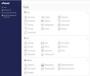 Bluehost cPanel