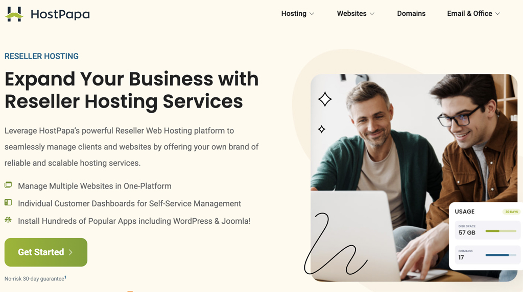 HostPapa Reseller Hosting