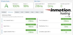 InMotion Hosting CWVs