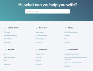Surfshark Knowledge Base