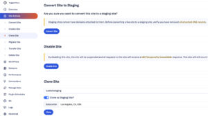 Pressable Website Cloning and Staging