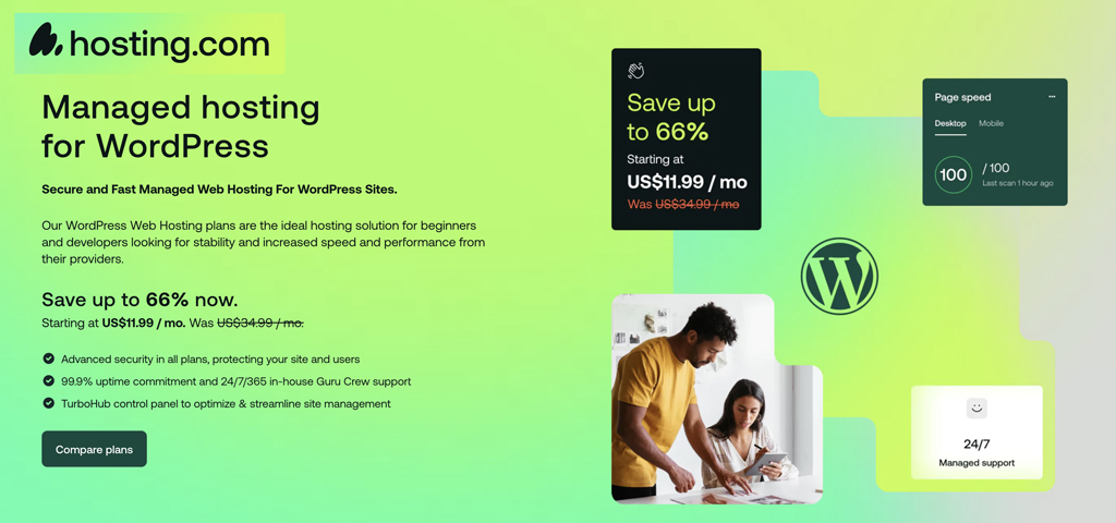 Hosting.com Managed WordPress Review