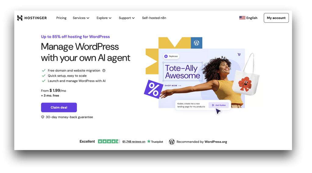 Hostinger Managed WordPress