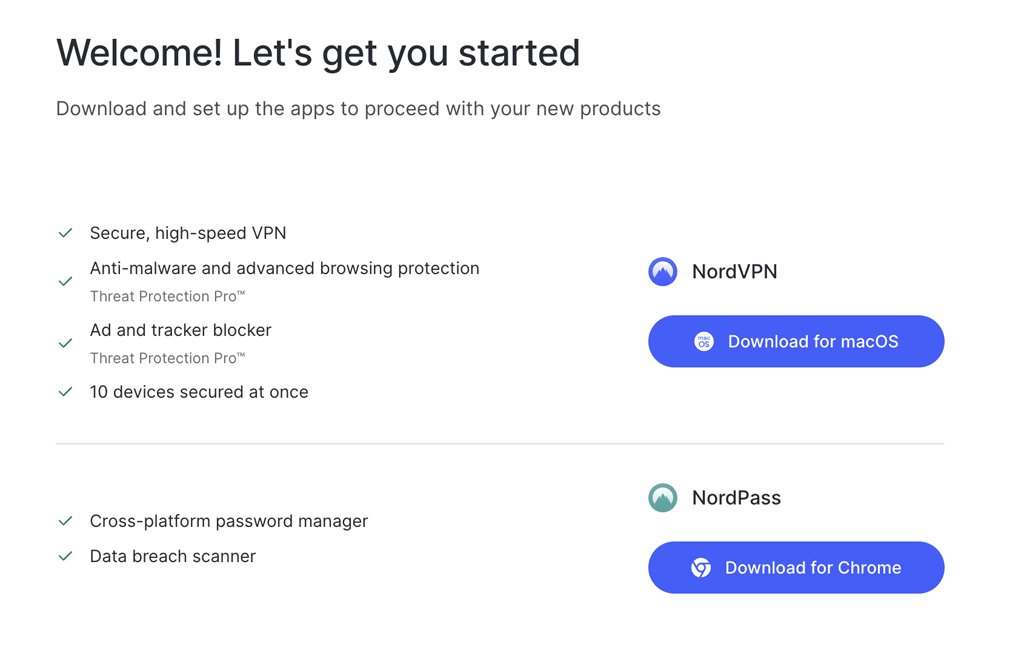 Downloading NordVPN