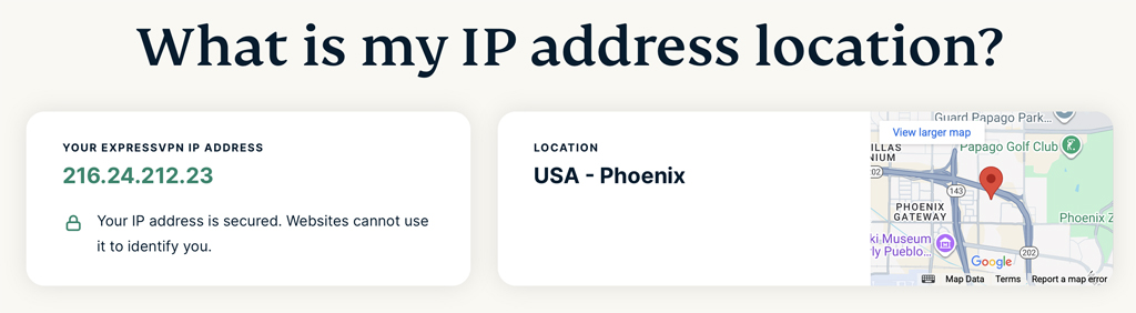 ExpressVPN IP Address Checking