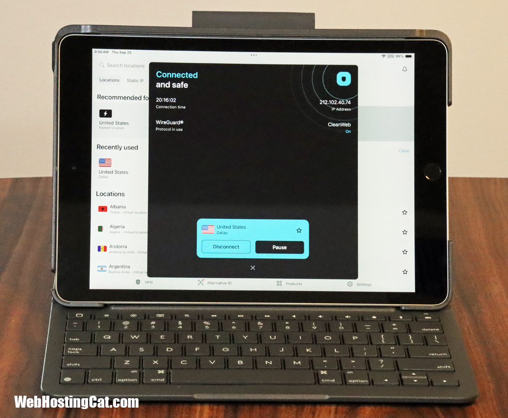 Using VPN Working Remotely