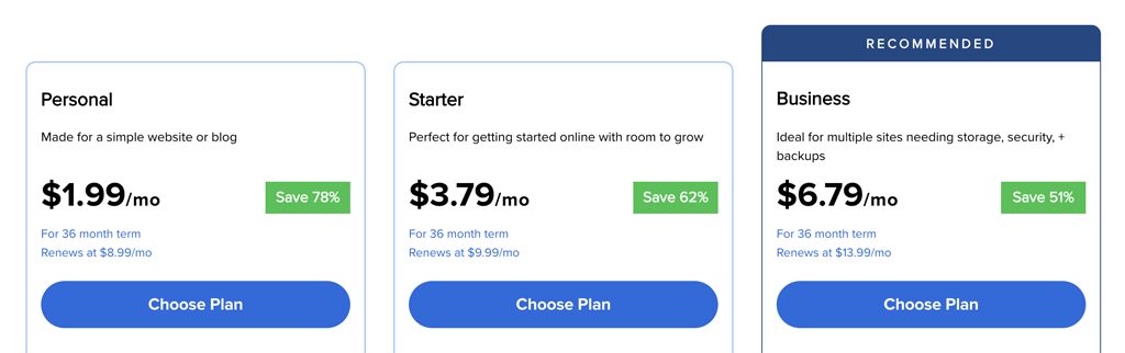 Bluehost Discount Pricing