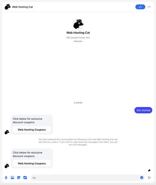 Manychat Facebook Messenger