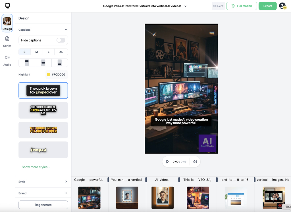 Hypernatural Video Editor