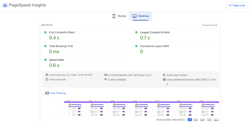 Google PageSpeed Insights