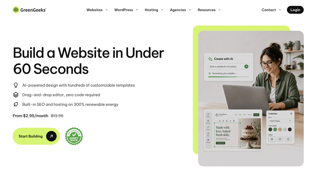 GreenGeeks Website Builder
