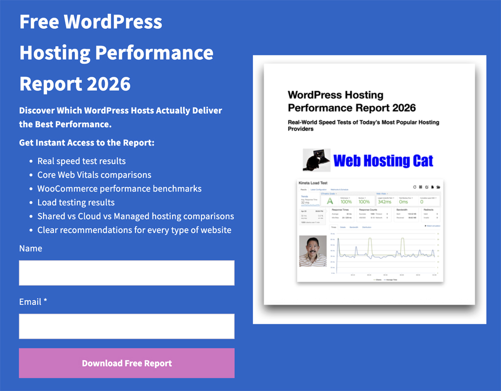 WordPress Hosting Performance Report 2026