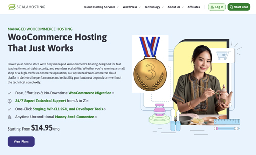 ScalaHosting WooCommerce Hosting