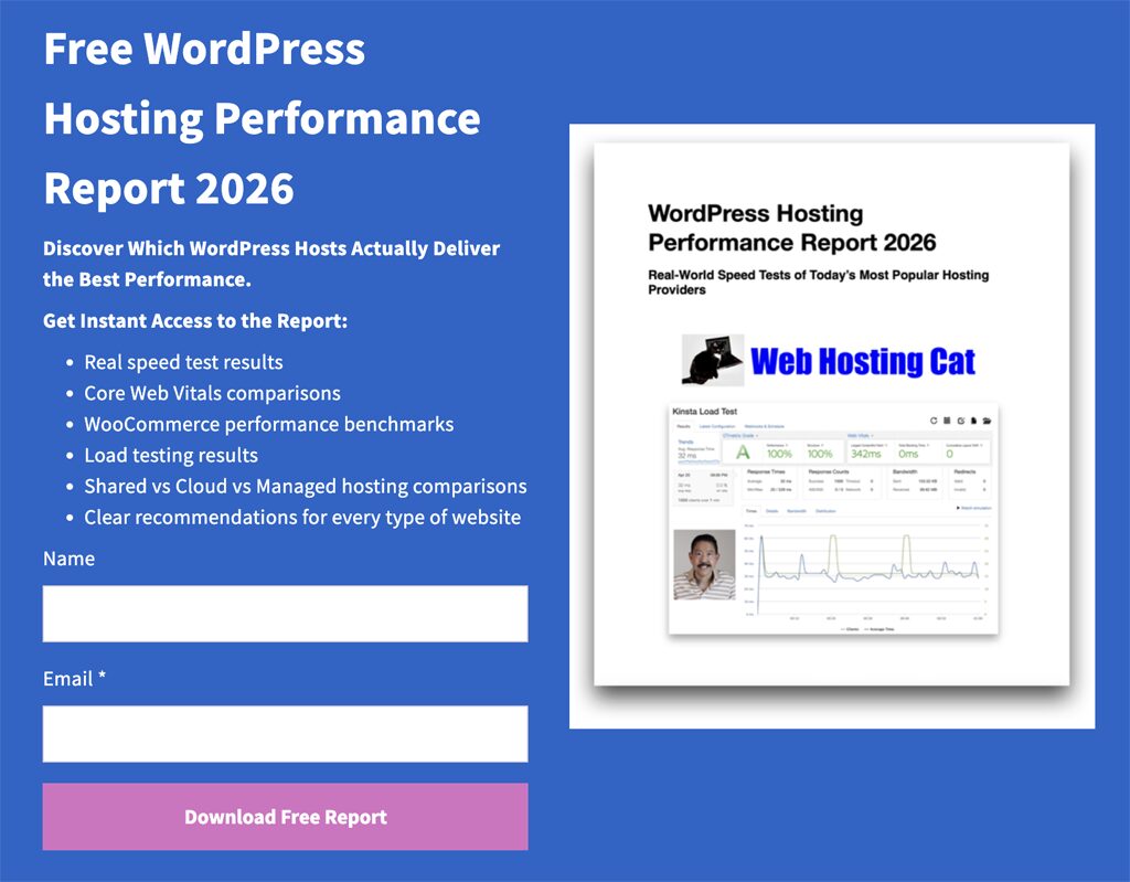WordPress Hosting Performance Report