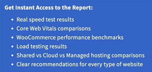Hosting Performance Report Contents