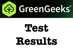 GreenGeeks Test Results
