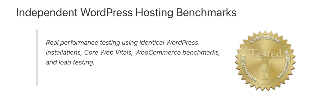Hosting Performance Lab