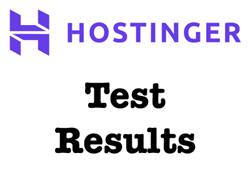 Hostinger Test Results