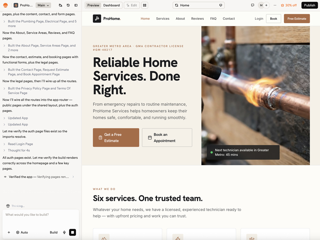 Building a Website with Base44